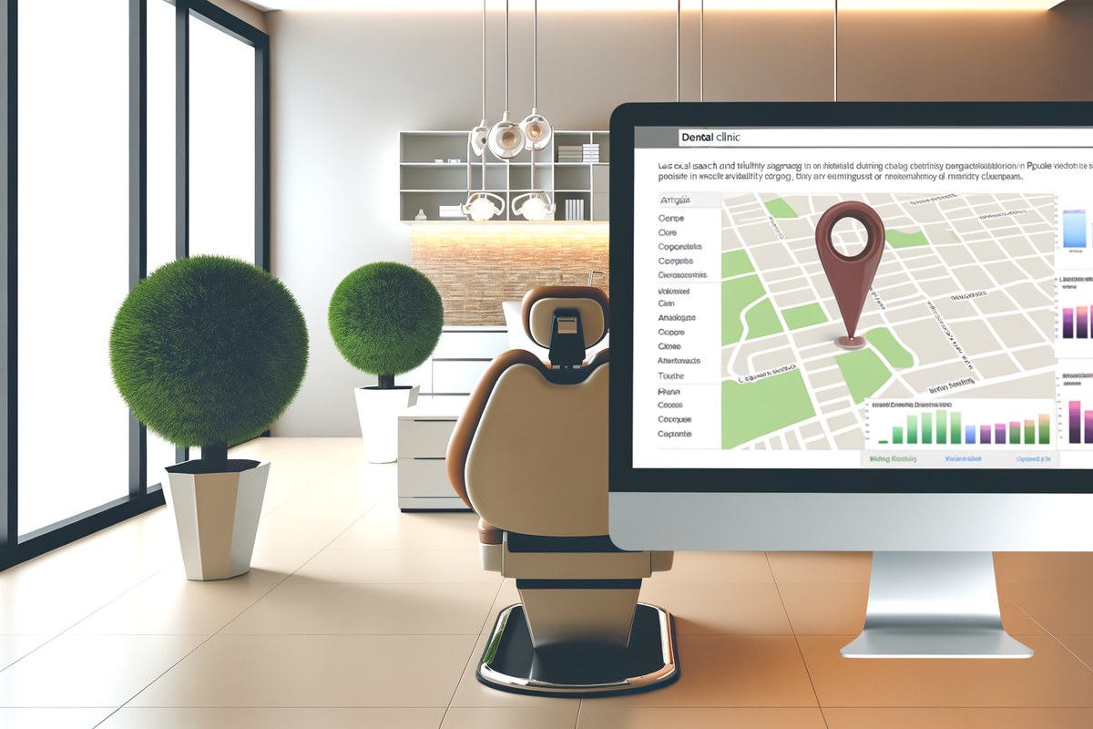 Miami Dental Clinic Local Visibility Strategy Local SEO and visibility strategy visual for dental clinics in Miami