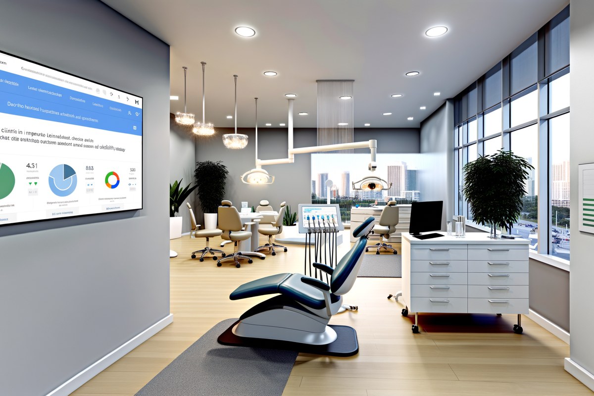 AI-powered SEO and digital growth concept for dental clinics in Miami AI-powered SEO and digital growth concept for dental clinics in Miami