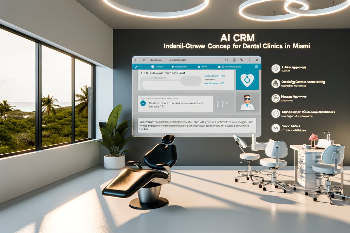 Miami Dental Clinic Local Visibility Strategy Local SEO and visibility strategy visual for dental clinics in Miami