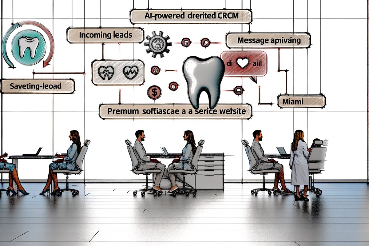 Miami Dental Clinic Growth Systems AI-powered SEO, CRM, and digital growth concept for dental clinics in Miami