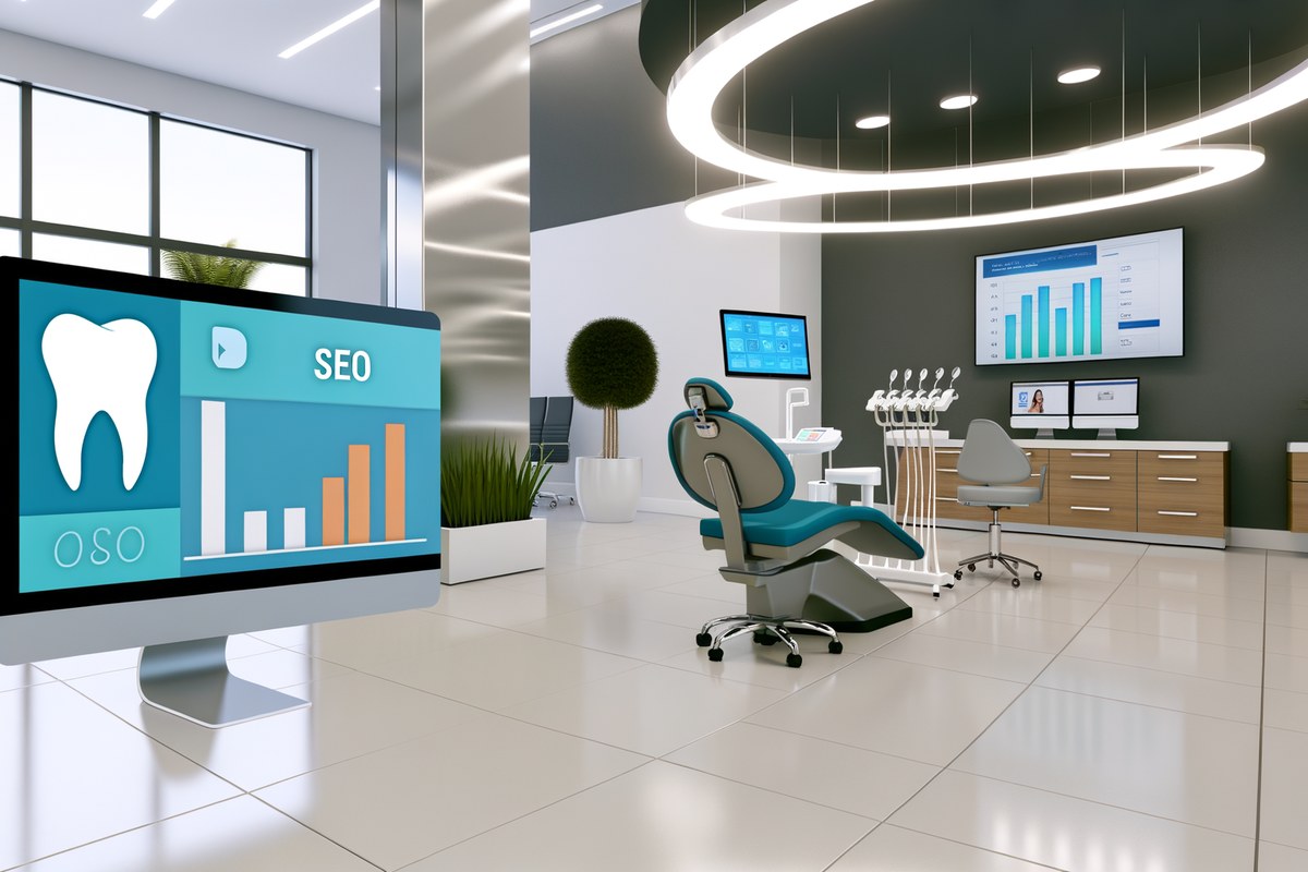 AI-powered SEO, CRM and digital growth concept for dental clinics in Miami including Miami CRM Integration Services