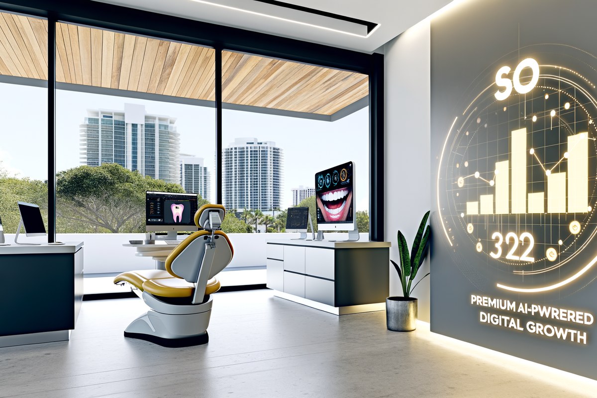 AI-powered SEO, CRM and digital growth concept for dental clinics in Miami | miami crm integration services