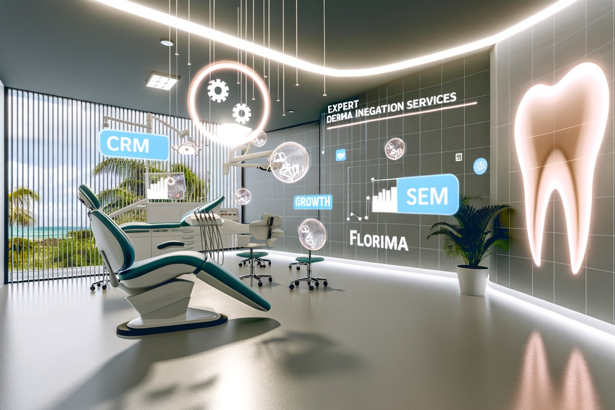 AI-powered SEO, CRM and digital growth concept for dental clinics in Miami | miami crm integration services