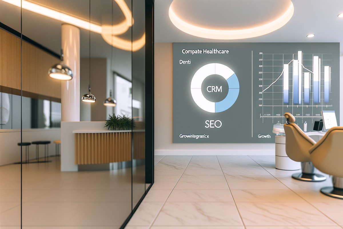 AI-powered SEO, CRM and digital growth concept for dental clinics in Miami | miami crm integration services
