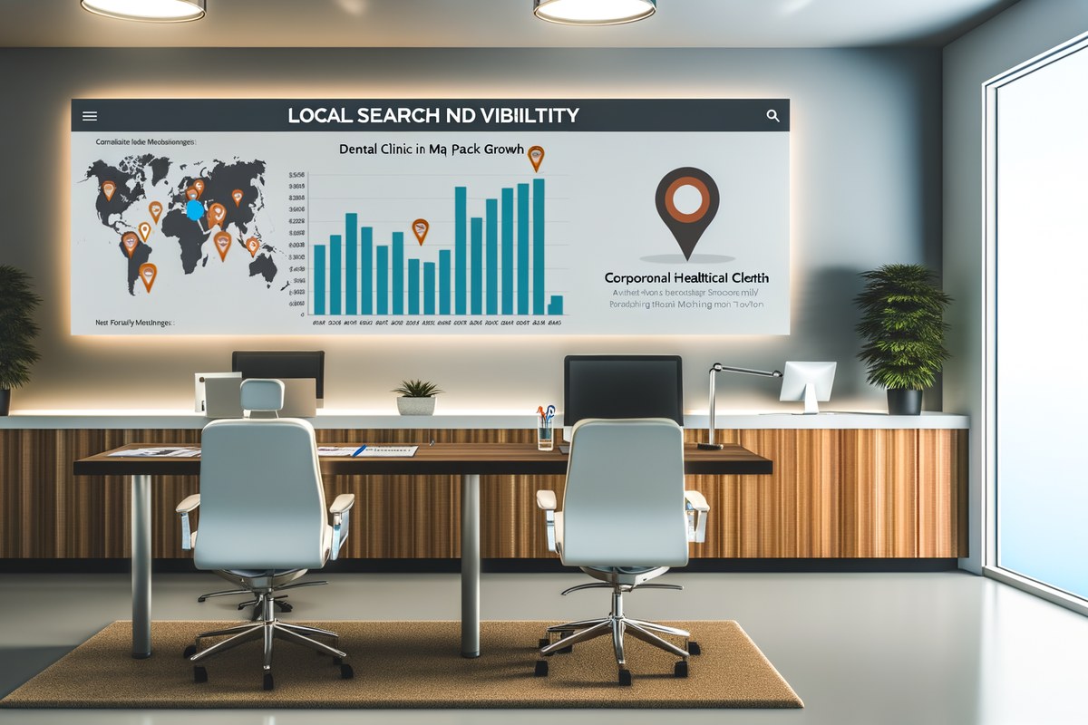 Miami Dental Clinic Local Visibility Strategy Local SEO and visibility strategy visual for dental clinics in Miami