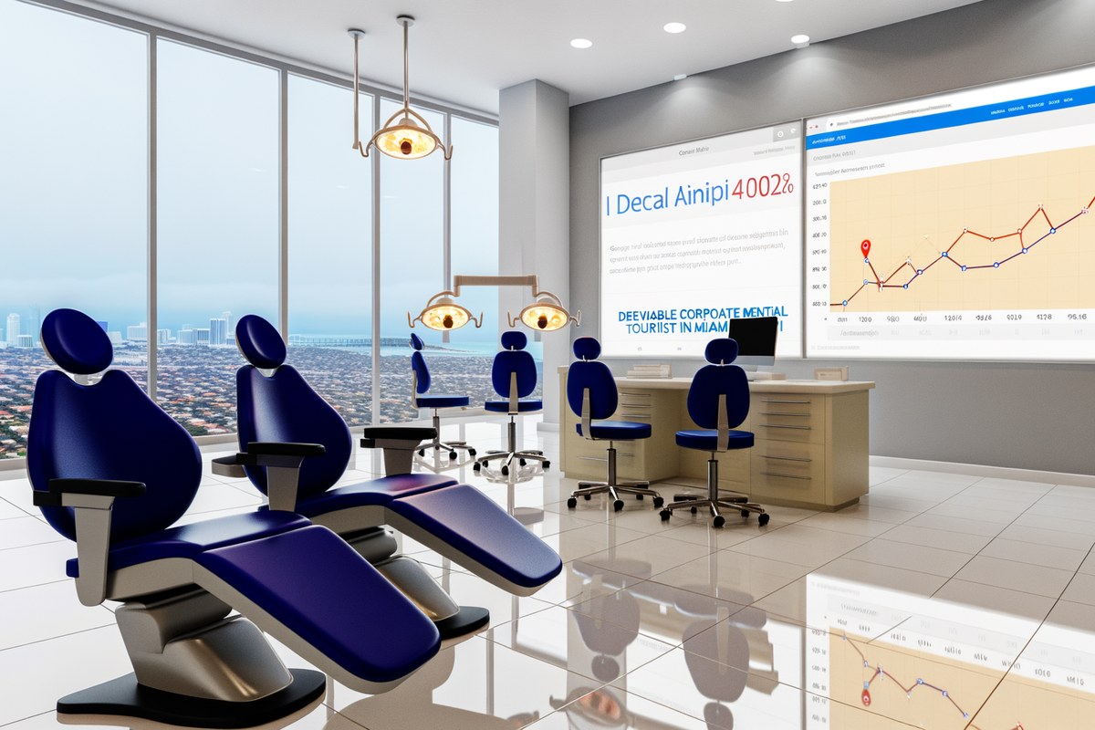 Miami Dental Clinic Local Visibility Strategy Local SEO and visibility strategy visual for dental clinics in Miami