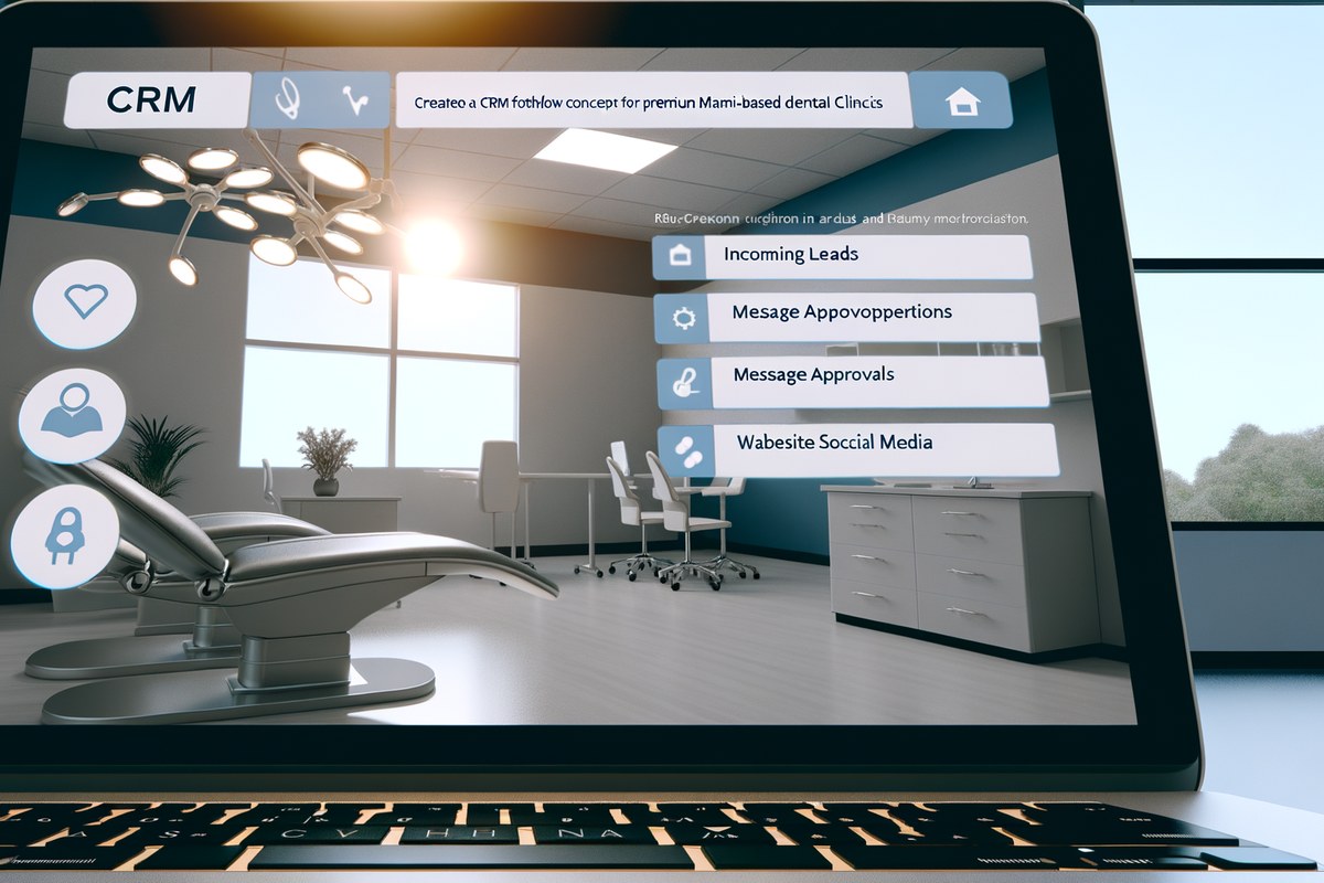 Miami Dental Clinic Local Visibility Strategy Local SEO and visibility strategy visual for dental clinics in Miami