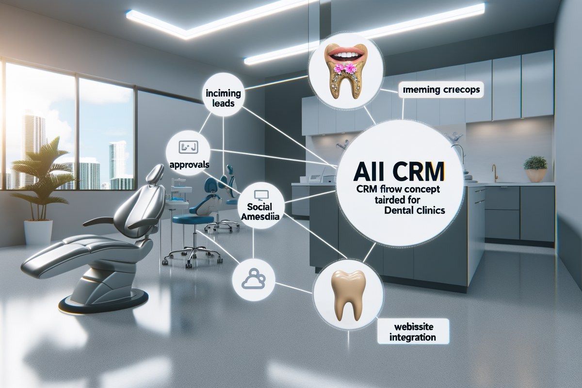 Miami Dental Clinic Local Visibility Strategy Local SEO and visibility strategy visual for dental clinics in Miami