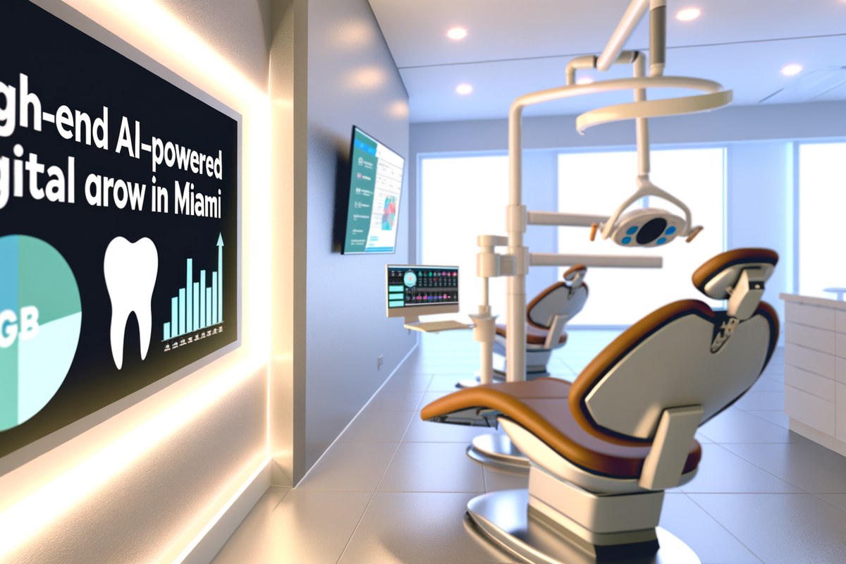 AI-powered SEO, CRM and digital growth concept for dental clinics in Miami | miami digital marketing services
