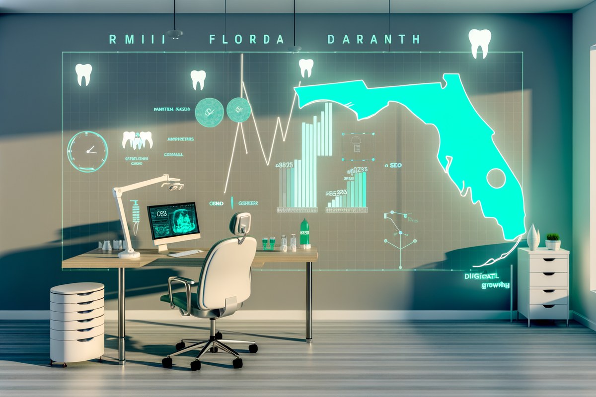 AI-powered SEO, CRM and digital growth concept for dental clinics in Miami | miami digital marketing services