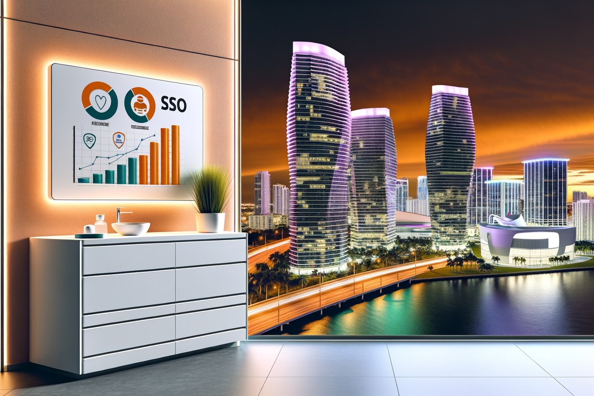 AI-powered SEO, CRM and digital growth concept for dental clinics in Miami, showcasing miami digital marketing services in action.
