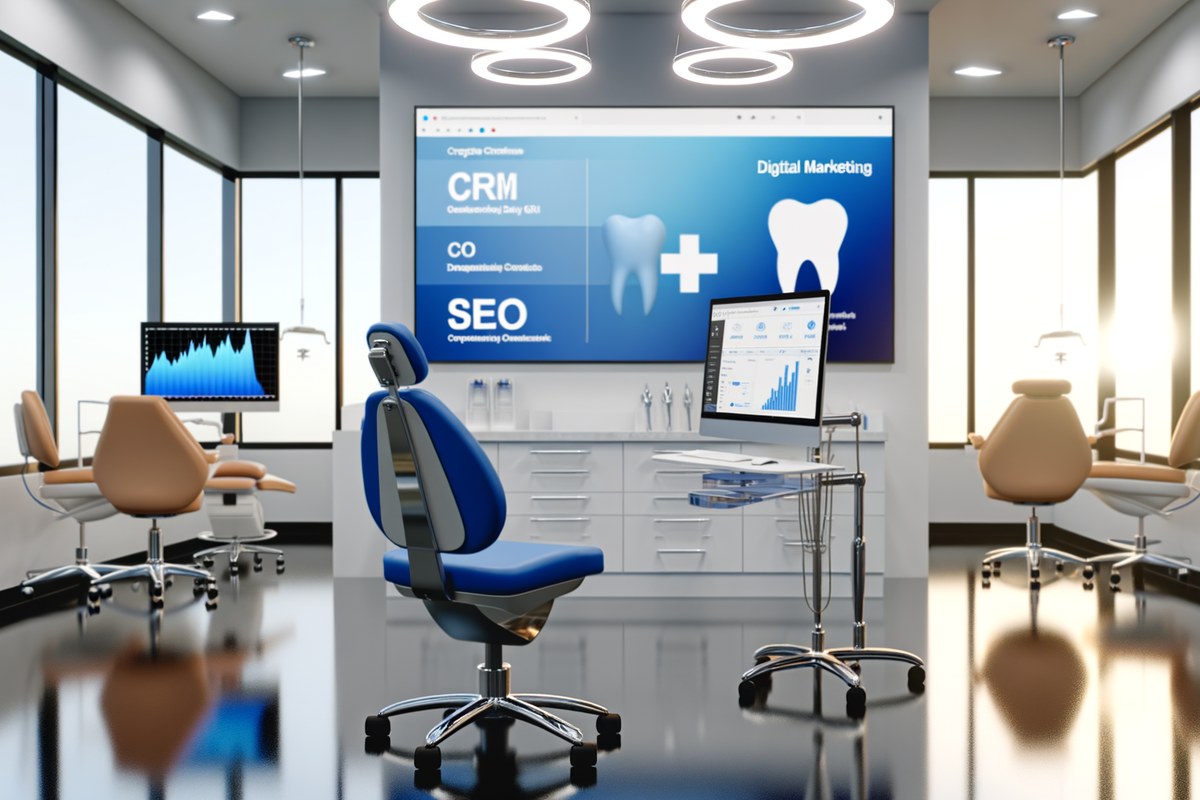 AI-powered SEO, CRM and digital growth concept for dental clinics in Miami | miami digital marketing services