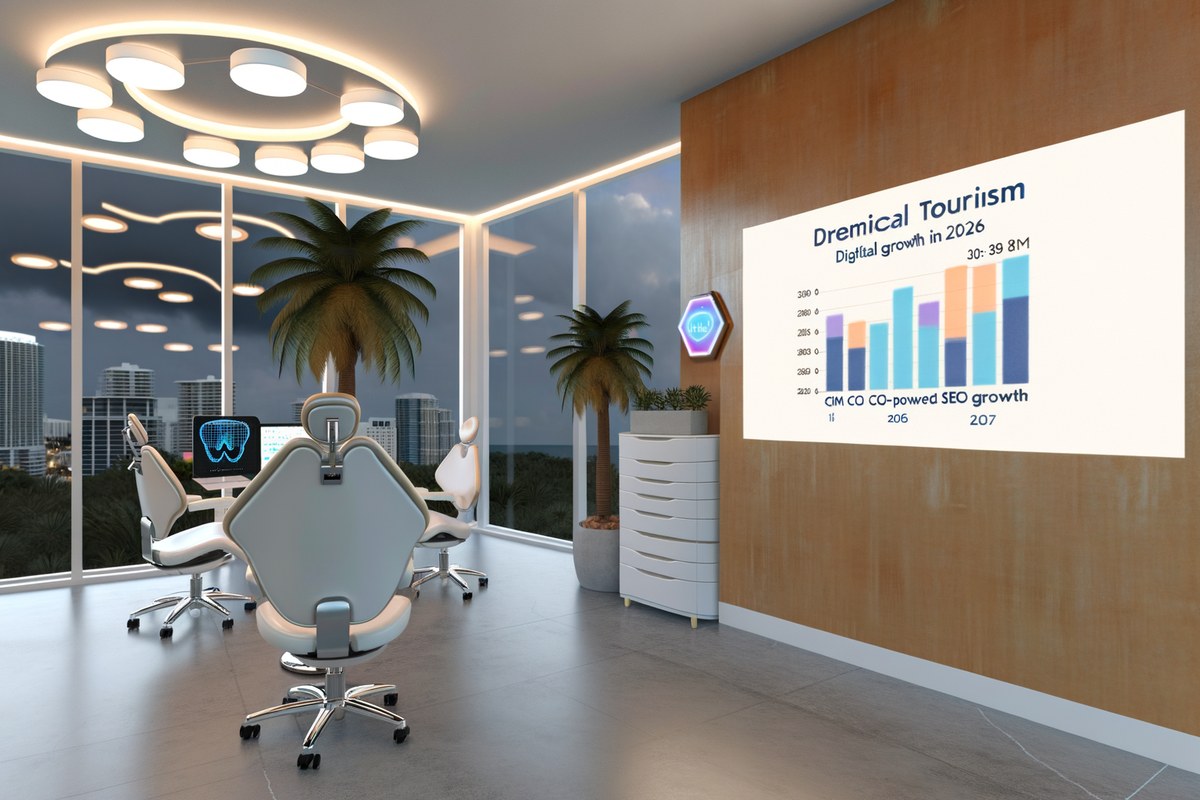 AI-powered SEO, CRM and digital growth concept for dental clinics in Miami | miami digital marketing services