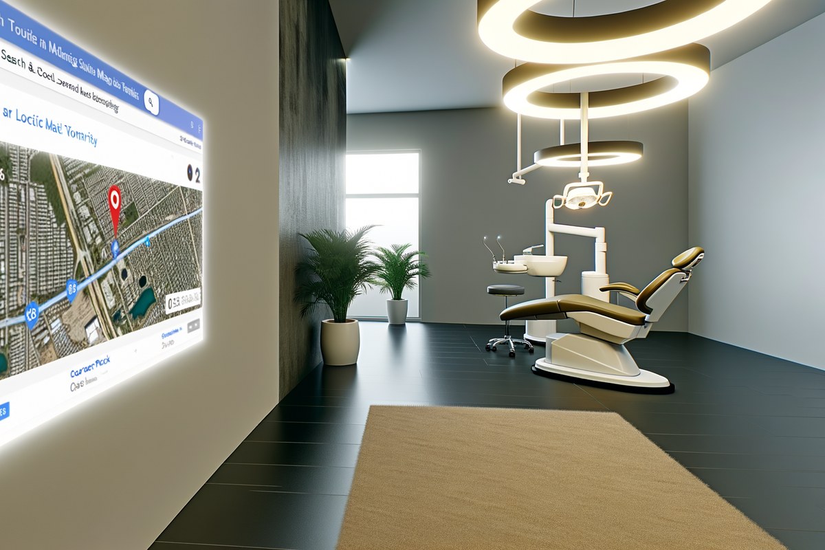 Miami Dental Clinic Local Visibility Strategy Local SEO and visibility strategy visual for dental clinics in Miami