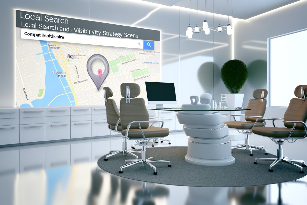 Miami Dental Clinic Local Visibility Strategy Local SEO and visibility strategy visual for dental clinics in Miami