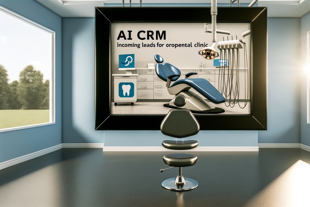 Miami Dental Clinic CRM Workflow CRM lead tracking and message workflow visual for dental clinics in Miami