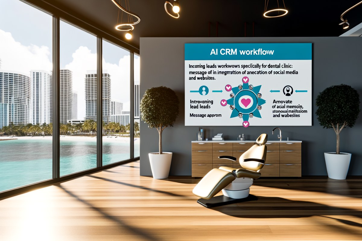 CRM Lead Tracking and Message Workflow for Dental Clinics in Miami