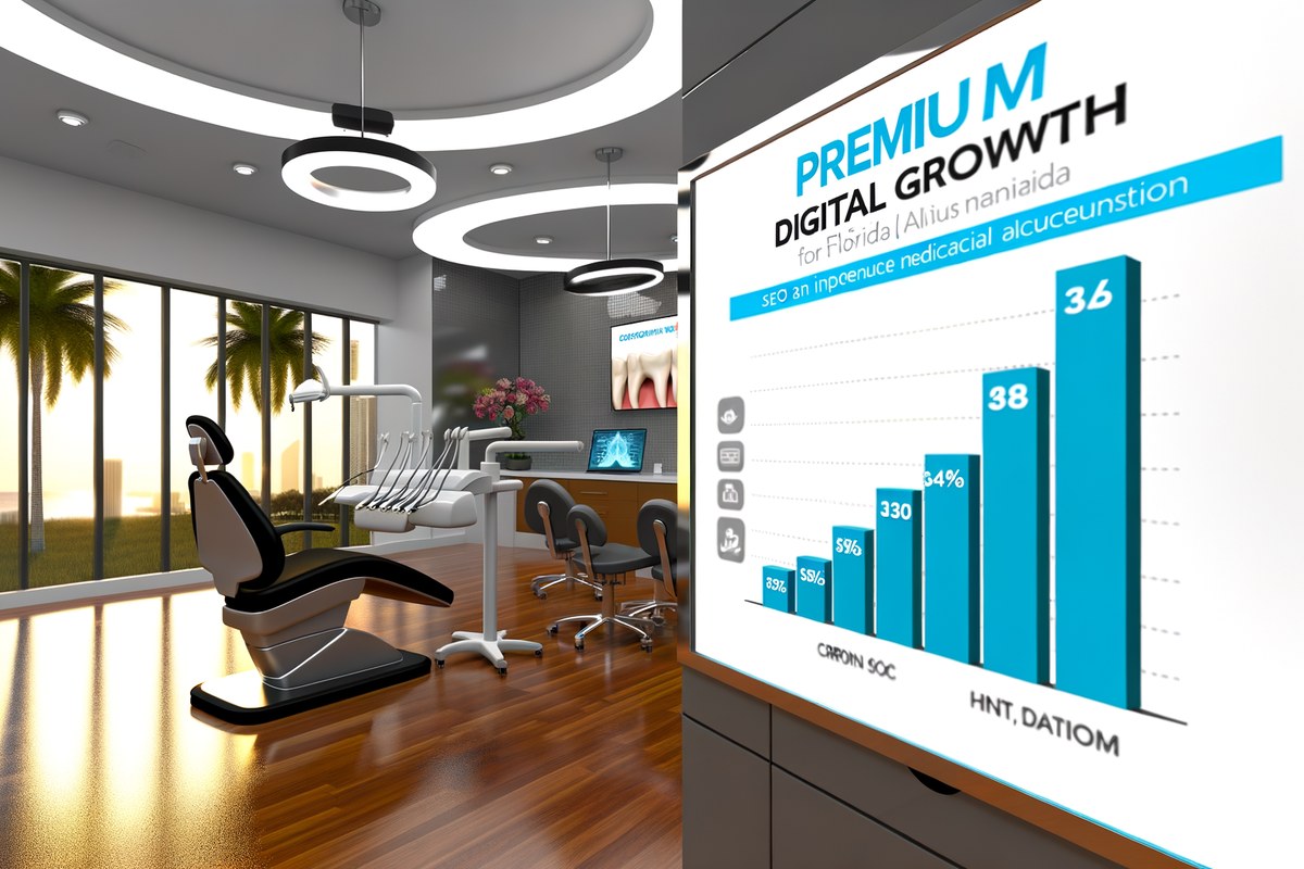 AI-powered SEO, CRM and digital growth concept for dental clinics in Miami | miami seo services