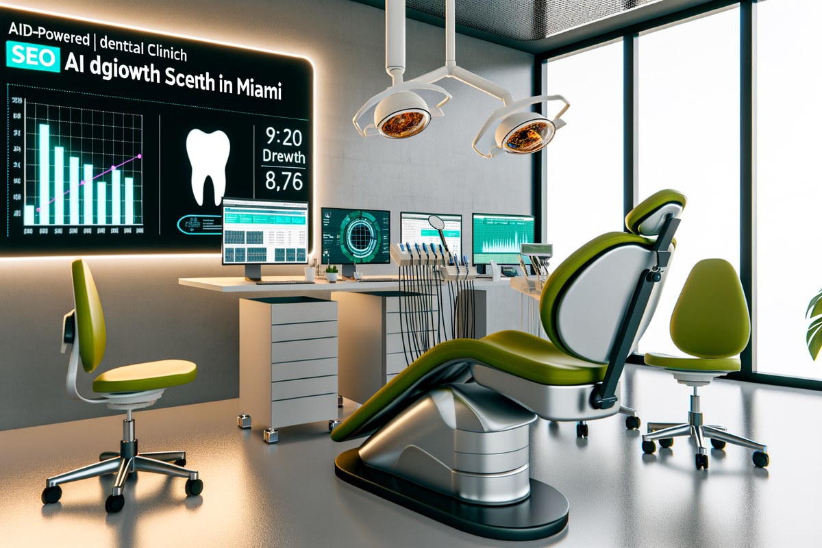 AI-powered SEO, CRM and digital growth concept for dental clinics in Miami | miami seo services