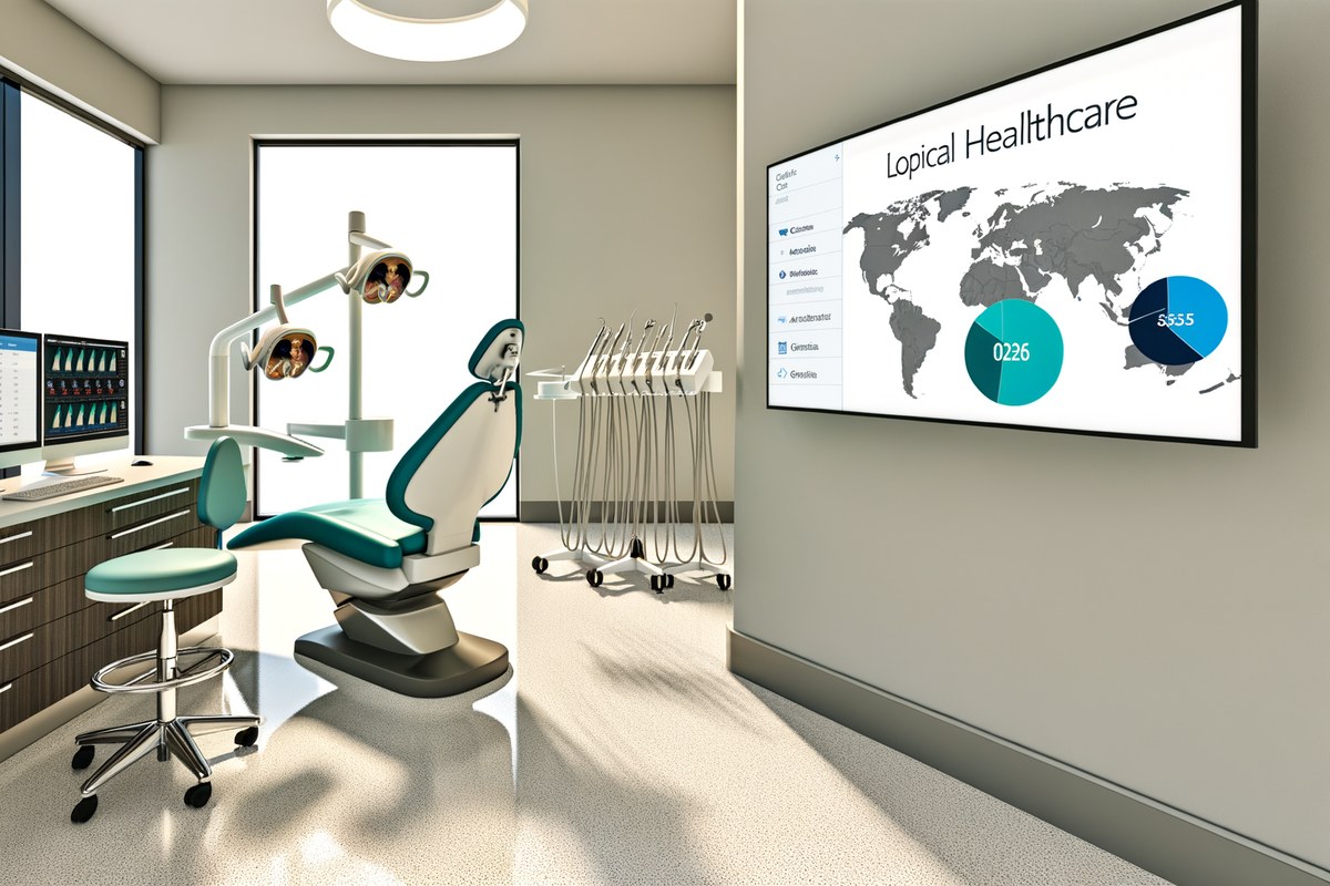 Local SEO and visibility strategy visual for dental clinics in Miami