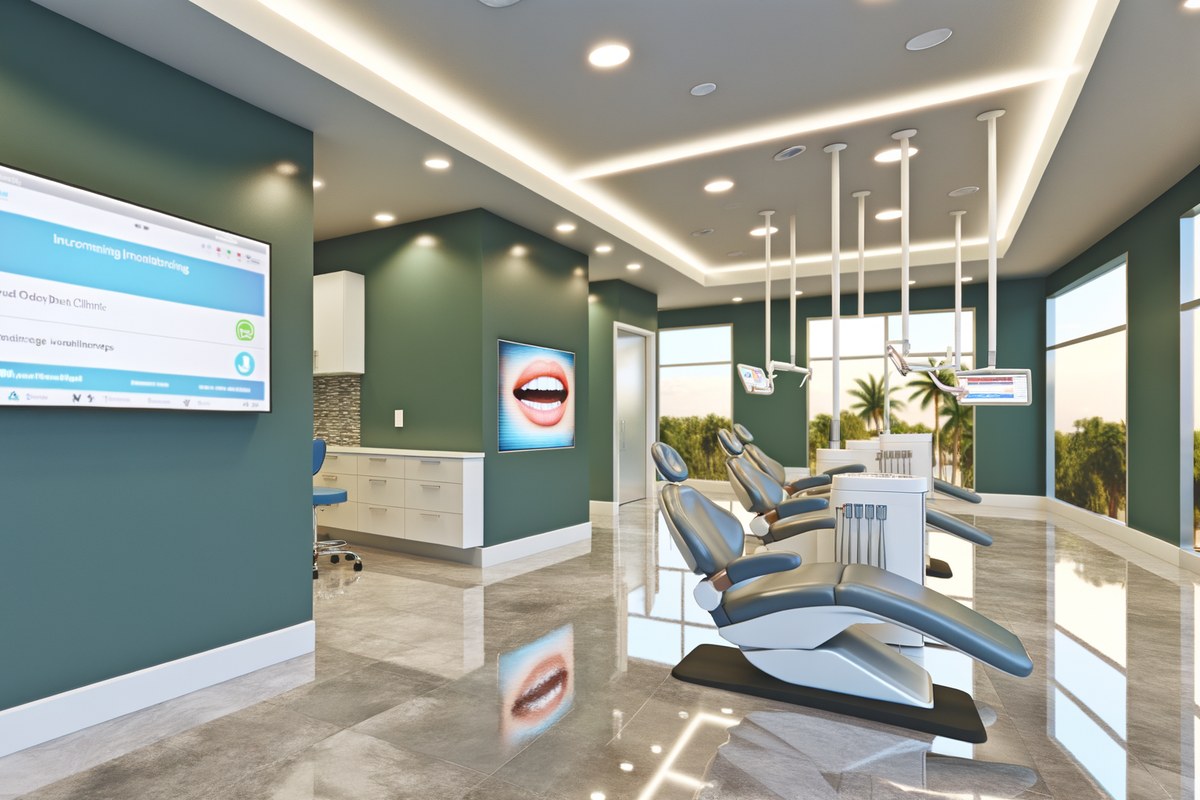 Miami Dental Clinic CRM Workflow CRM lead tracking and message workflow visual for dental clinics in Miami