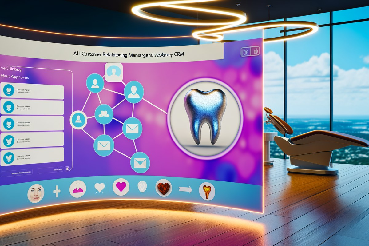 Miami Dental Clinic CRM Workflow CRM lead tracking and message workflow visual for dental clinics in Miami