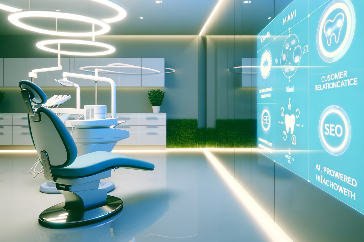AI-powered SEO, CRM and digital growth concept for dental clinics in Miami | miami instagram analysis services