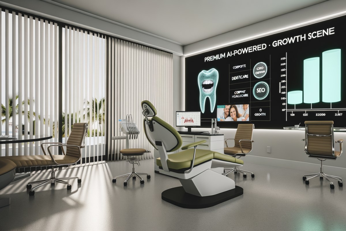 AI-powered SEO, CRM and digital growth concept for dental clinics in Miami | miami instagram analysis services