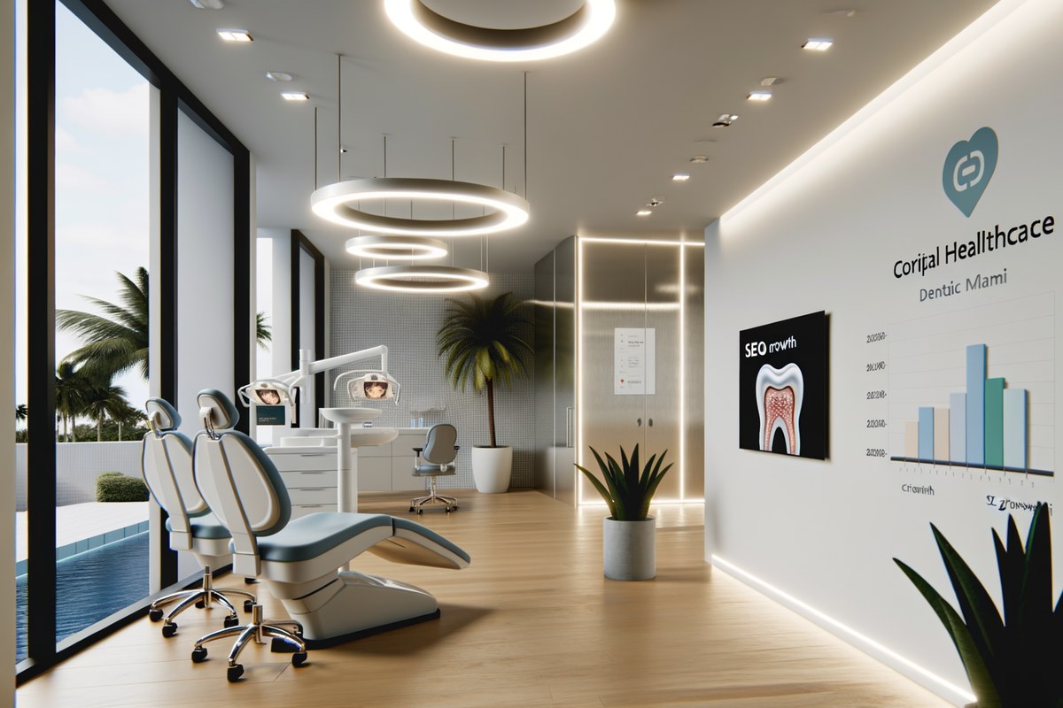 AI-powered SEO, CRM and digital growth concept for dental clinics in Miami | miami instagram analysis services