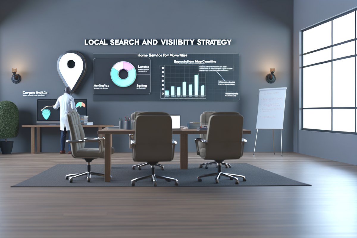 Miami Home Service Company Local Visibility Strategy Local SEO and visibility strategy visual for home service companies in Miami