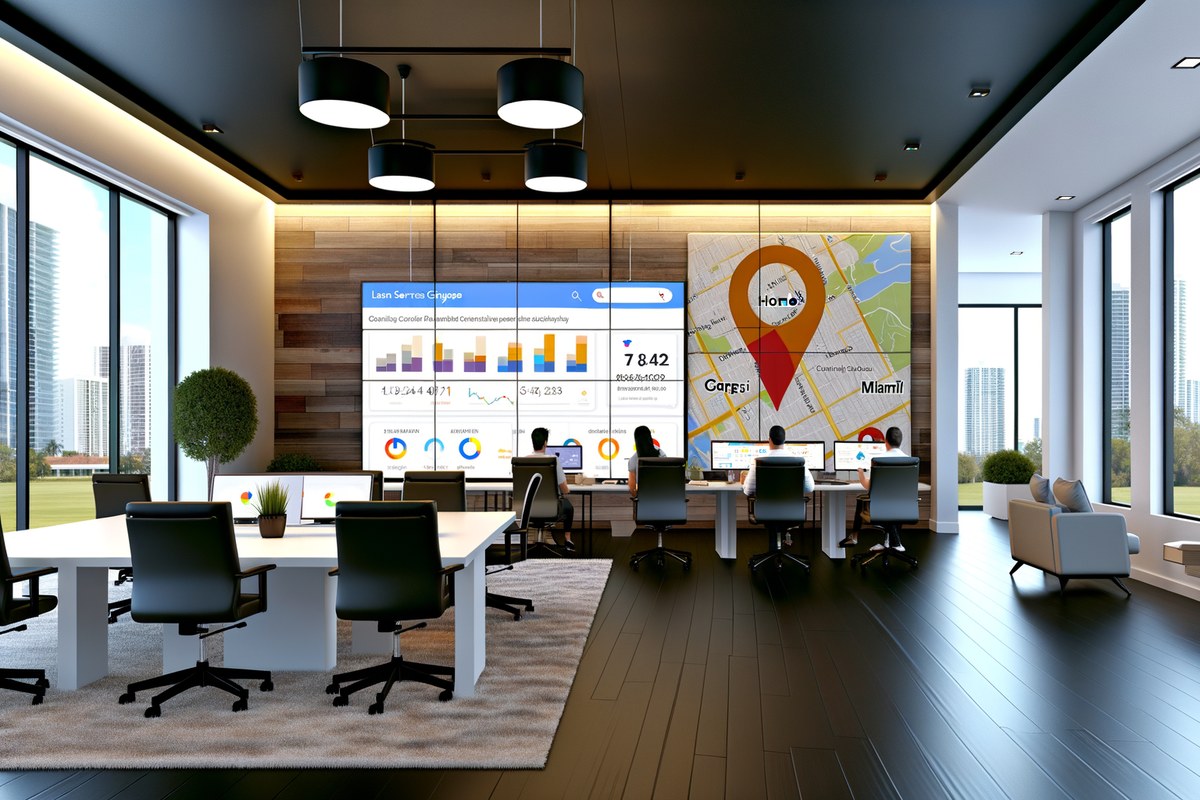 CRM Integration in Miami for Home Services AI-powered CRM integration concept for Miami home service companies