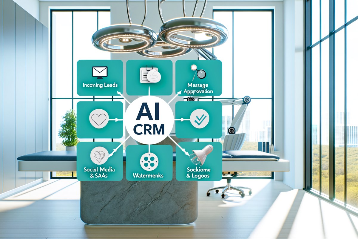 Miami Home Service Company CRM Workflow CRM lead tracking and message workflow visual for home service companies in Miami