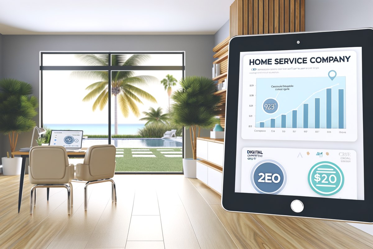 AI-powered SEO, CRM and digital growth concept for home service companies in Miami | miami crm integration services