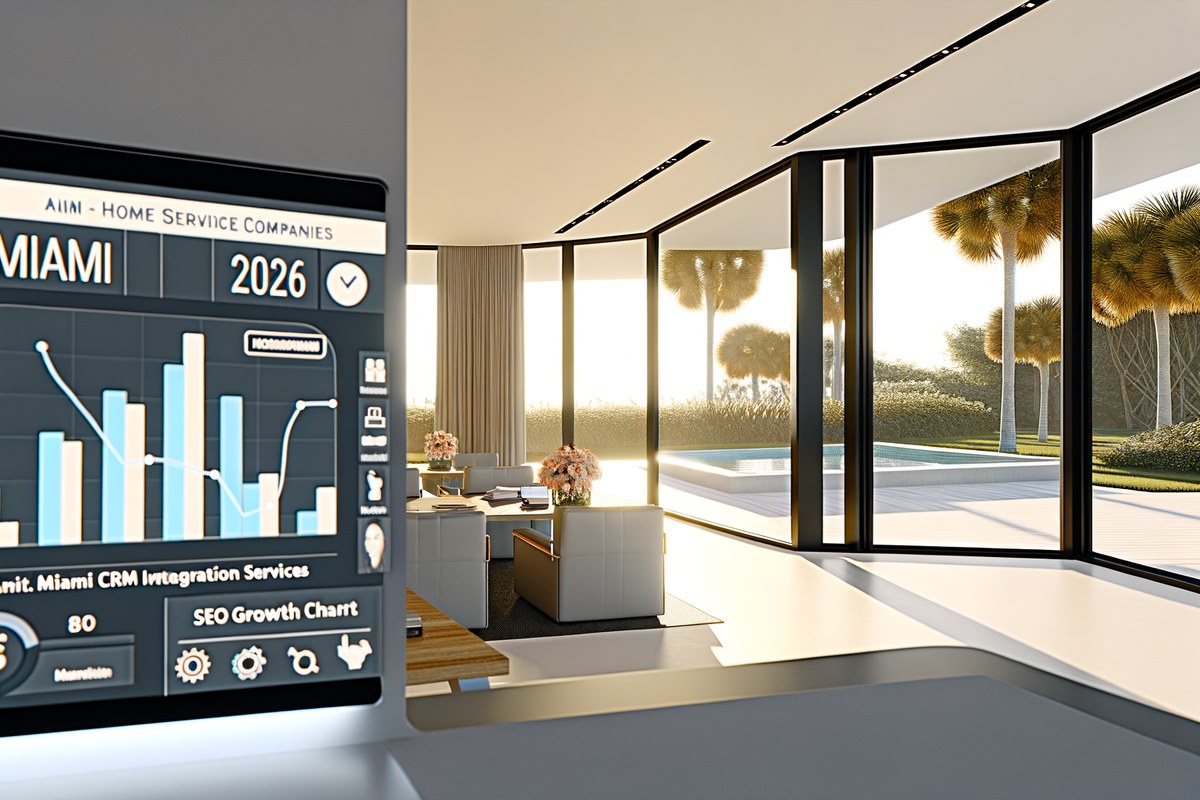 AI-powered SEO, CRM and digital growth concept for home service companies in Miami | miami crm integration services
