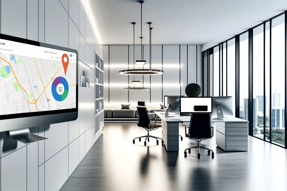CRM lead tracking and message workflow visual for home service companies in Miami