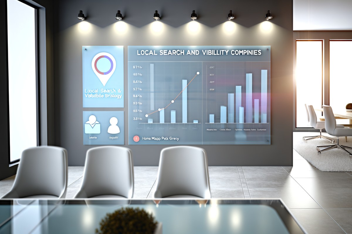 Local SEO and visibility strategy visual for home service companies in Miami