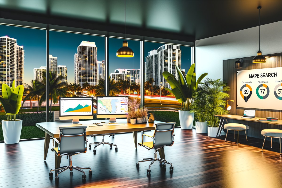Miami Home Service Company Local Visibility Strategy Local SEO and visibility strategy visual for home service companies in Miami