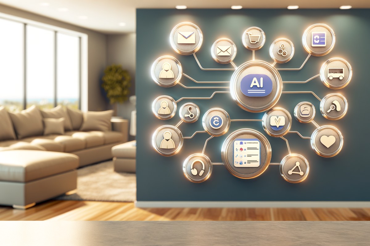 Miami Home Service Company CRM Workflow CRM lead tracking and message workflow visual for home service companies in Miami