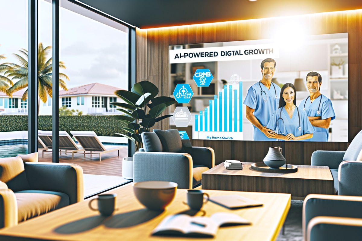 AI-powered SEO, CRM and digital growth concept for home service companies in Miami | miami digital marketing services