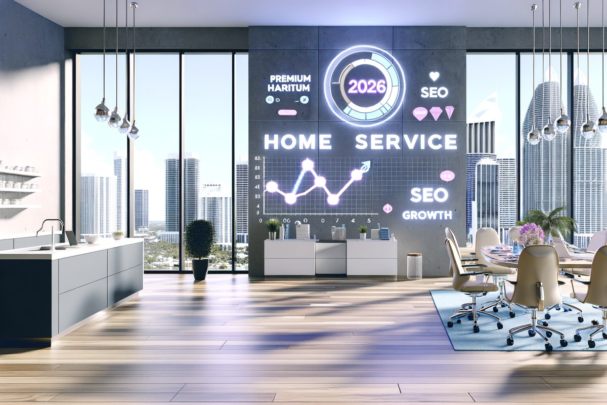 AI-powered SEO, CRM and digital growth concept for home service companies in Miami | miami digital marketing services