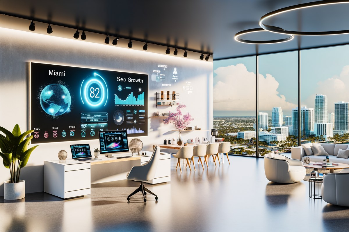 AI-powered SEO, CRM and digital growth concept for home service companies in Miami | miami digital marketing services
