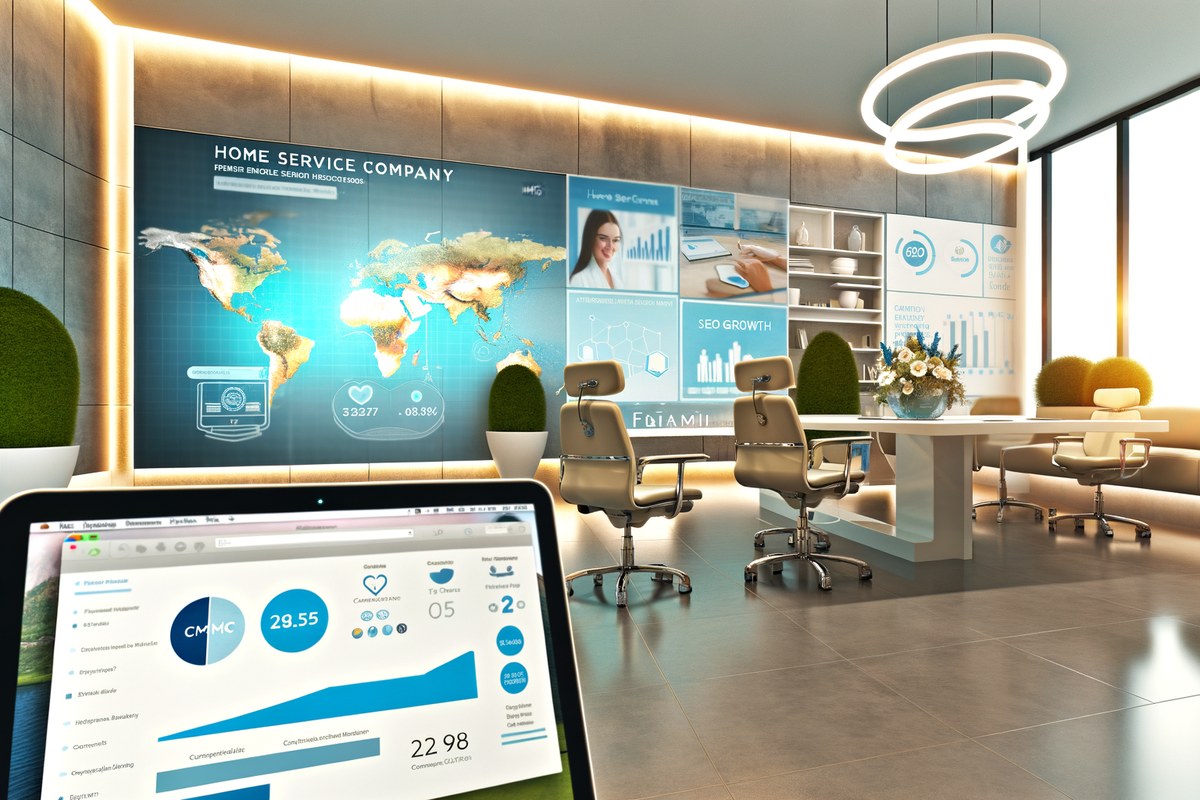 AI-powered SEO, CRM and digital growth concept for home service companies in Miami | miami digital marketing services