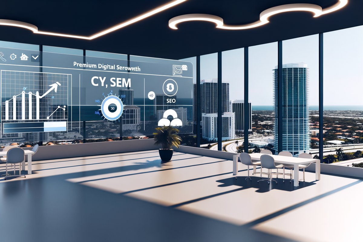 AI-powered SEO, CRM and digital growth concept for home service companies in Miami | miami digital marketing services