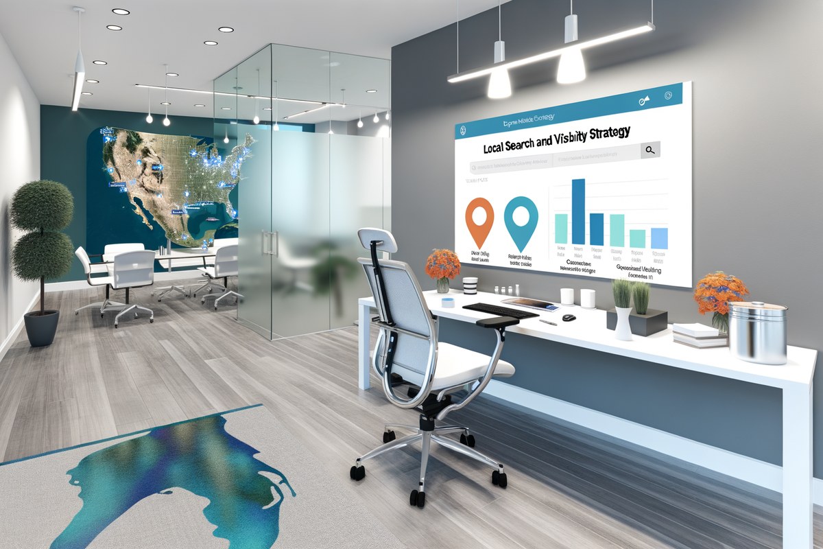 Miami Home Service Company Local Visibility Strategy Local SEO and visibility strategy visual for home service companies in Miami