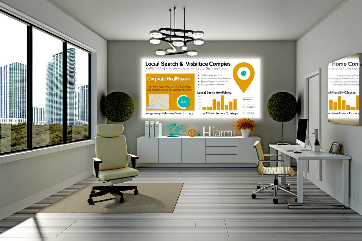Miami Home Service Company Local Visibility Strategy Local search and visibility strategy scene for home service companies in Miami