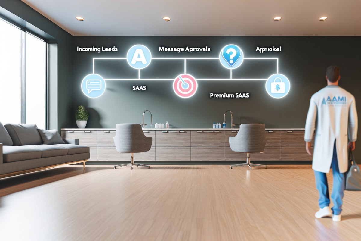 Miami Home Service Company CRM Workflow CRM lead tracking and message workflow visual for home service companies in Miami