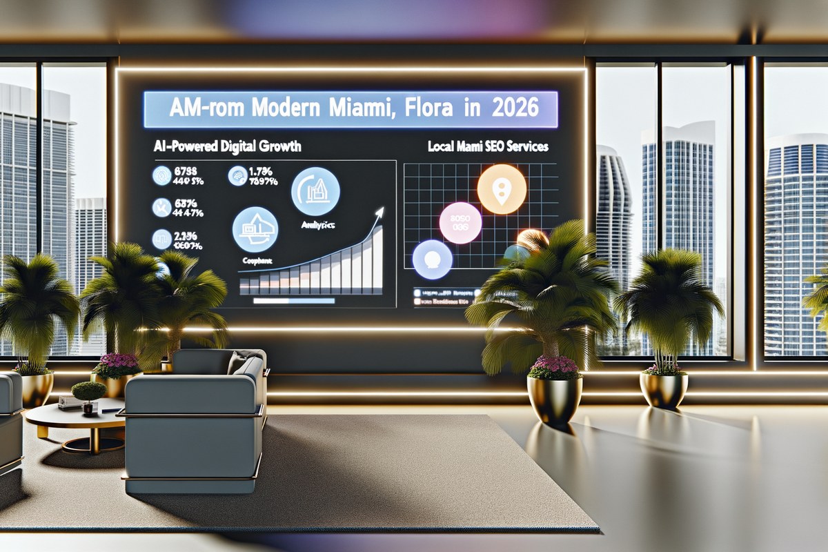 AI-powered SEO, CRM and digital growth concept for home service companies in Miami | miami seo services