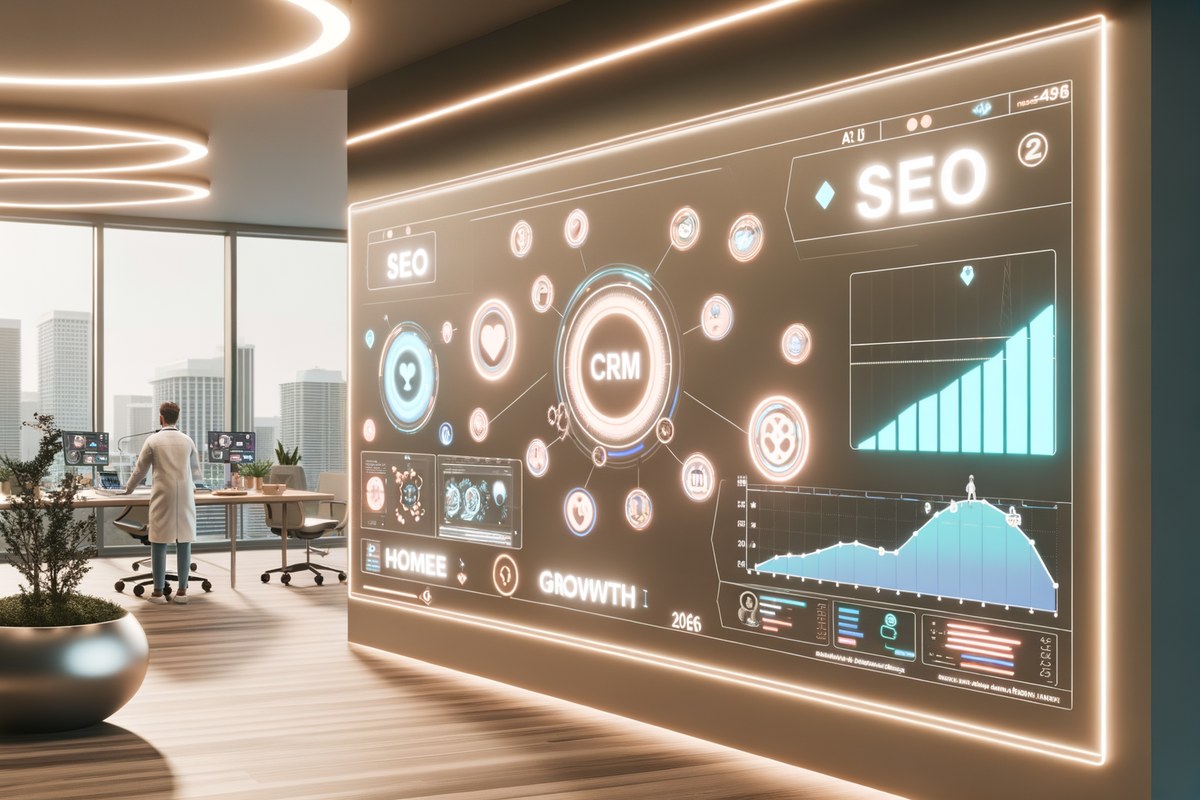 AI-powered SEO, CRM and digital growth concept for home service companies in Miami | miami seo services