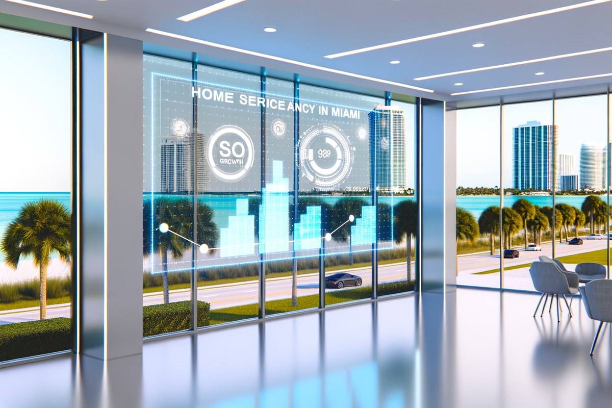 AI-powered SEO, CRM and digital growth concept for home service companies in Miami | miami seo services