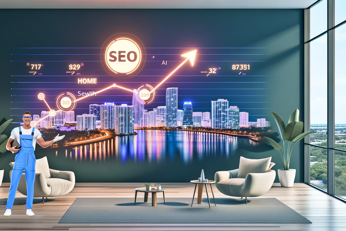 AI-powered SEO, CRM and digital growth concept for home service companies in Miami | miami seo services